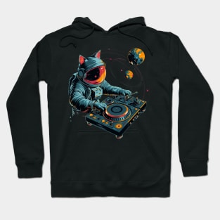 Cat DJ Jam Hoodie